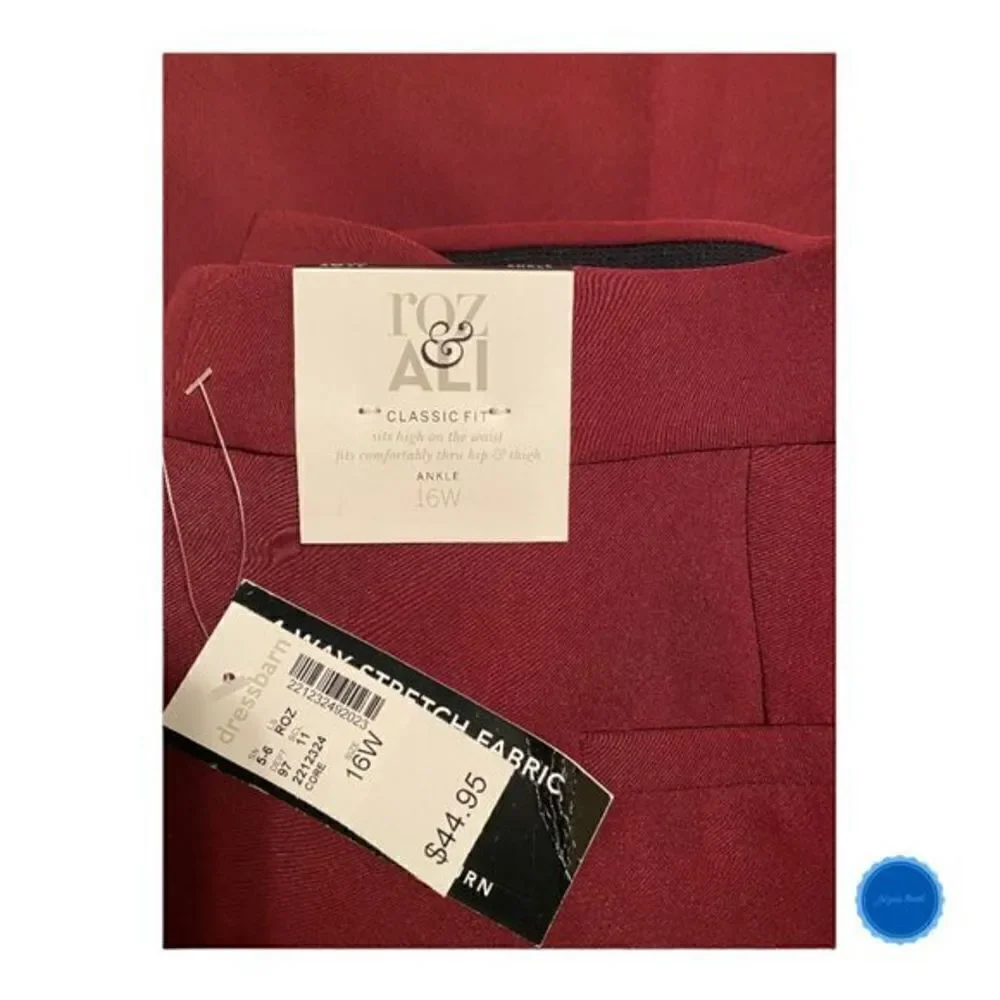 Roz & Ali Classic Fit Ankle Pants